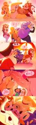 1boy 1boy3girls 3girls all_the_way_to_the_base animal_crossing ass_sandwich bisexual cock_shock cock_worship deepthroat huge_cock isabelle_(animal_crossing) it'll_never_fit lesbian_sex mabel_able nintendo sable_able scissoring sunibee villager_(animal_crossing) yuri