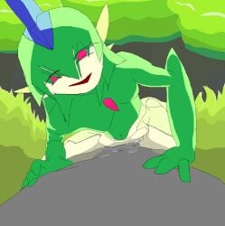 alternate_version_available anthro bigballerz bodily_fluids captured crazy_eyes creepy creepy_smile erureido female female/male female_anthro female_erureido female_focus female_gallade female_monster female_on_top femdom first_person_view fluids gallade game game_freak gameplay_mechanics genderswap grass green_hair green_skin grey_body grey_skin human_on_anthro looking_at_viewer male male/female monster monster_girl ms_paint on_top outdoors outside pink_eyes pokemon pokemon_(species) pokephilia pov pov_male rule_63 scary scary_face short_hair squirt tall_grass textless textless_version tomboy vagina vaginal vaginal_penetration vaginal_sex wet wet_body wet_pussy wet_skin yandere