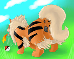 arcanine canine deathlight deathlightdb female feral heat interspecies mammal nintendo pokemon pokemon_(species) video_games zoological_gardens zoophilia