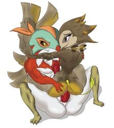 ass avian character_request furry girly hawlucha lovely_mawile male multiple_males nintendo penis pokemon tagme video_games yaoi