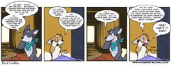 anthro bailey_(housepets!) canine casual comic corgi couple cute dialog edit english_text female housepets! humanoid husky king_(housepets!) male masturbation nude phone_sex rick_griffin scarf straight text webcomic