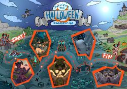 adventure board_game cyberlewds halloween hentai spooky