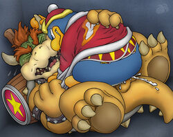 bara blackberry_dragon bowser gay king_dedede kirby_(series) male_only mario_(series) nintendo super_smash_bros. yaoi