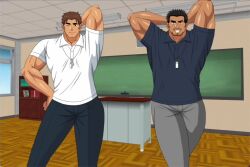 1_minute_long 2boys 3d_background 69_position animated ass balls bar_censor bara big_ass black_hair brown_hair censored chest_hair classroom diarrhea fart food food_play gay hairy hairy_anus hairy_ass hairy_legs japanese_subtitles japanese_text japanese_voice_acting longer_than_30_seconds male male_only muscular nipples original p.e._teacher penis plate pooping_on_food preview puffy_nipples rice scat shit suenaga tagme teacher text video video_games visual_novel voice_acted whistle whistle_around_neck wink yaoi