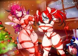 hakos baelz from christmas by xelsword