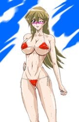 1girls alexis_rhodes alluring bikini female female_only hige_ani human solo tagme tenjouin_asuka yu-gi-oh! yu-gi-oh!_gx