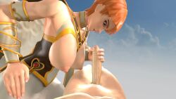 1girls 3d angel animated big_breasts blowjob boobjob canastus cum curvy_female curvy_figure ejaculation exposed_breasts female guardian_angel_joan handjob holy_woman long_dress looping_animation male mature_female mature_woman oral orange_hair paizuri short_hair source_filmmaker tagme video viewer_pov yu-gi-oh! yu-gi-oh!_duel_links