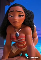moana waialiki from disney by lustboxai