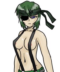 big_boss breasts color female female_only front_view metal_gear metal_gear_solid metal_gear_solid_3 rule_63 solo suspenders