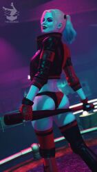 harley quinn from batman (series) by crudbox3d