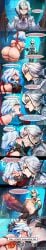 1futa 1girls ai ai_assisted ai_generated arlecchino_(genshin_impact) black_penis bondage comic comic_strip critgifter discolored_penis french_kiss furina_(genshin_impact) futa_on_female futadom futanari genshin_impact hoyoverse kissing mihoyo rape raped_by_enemy