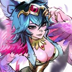 brawl_stars clothed feathered_wings female gem harpy_melodie_(brawl_stars) melodie_(brawl_stars) tagme