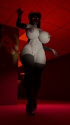 3d backrooms big_breasts big_nipples exposed_breasts glowing_eyes grandmastersurgeon impending_sex oblivionfall phalia succubus the_backrooms white_skin