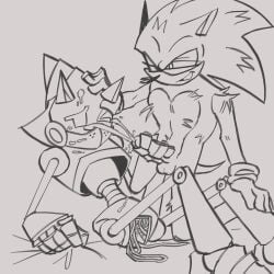 1boy anthro chaos_sonic cum cum_on_body cum_on_face facial furry handjob neo-metal robot robot_humanoid robotic sonic_(series) sonic_prime sonic_the_hedgehog sonic_the_hedgehog_(series) wires