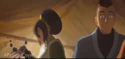 1girls 2girls 4boys avatar_the_last_airbender boy female gentleman girl iroha katara lady male nickelodeon paramount paramount_animation paramount_pictures screencap sokka tagme the_legend_of_aang_the_last_airbender toph_bei_fong video zuko