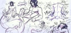 2d 2d_(artwork) 2d_artwork 3_arms 3_eyes after_sex anglerfish anon big_sub bigger_sub black_hair blush clawed_fingers cowgirl_position cuntboy cuntboy_sans_balls diphallia diphallism doodle ear_fins fxil_76 grabbing_legs herm hermaphrodite intersex interspecies low_res male male_moaning male_only maleherm merfolk merman moan moaning monochrome monster monster_boy motion_blur multi_arm multi_eye multi_genitalia multi_limb multi_penis muscular penis pressure_(roblox) pussy roblox roblox_game scales sebastian_solace size_difference sketch small_dom_big_sub toned trembling uncolored