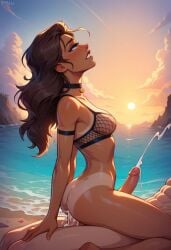 1boy 1futa abs ai_generated anal anal_orgasm anal_sex armpits athletic_futanari beach biting_lip bottomless bottomless_futanari breasts choker cowgirl_position cum cum_in_ass cum_inside cumming cumming_from_anal_sex cumming_while_penetrated cumshot dark_cultist dickgirl ejaculation ejaculation_while_penetrated erect_penis erect_while_penetrated erection eyes_rolling_back fishnet_topwear from_side futa_on_top futa_sans_pussy futa_with_male futanari futanari_penetrated hands-free handsfree_ejaculation huge_cock huge_cumshot human light-skinned_male long_hair looking_pleasured male male_on_futa orgasm orgasm_face orgasm_from_anal orgasm_from_anal_sex outdoors parted_lips penis pleasure_face riding_penis sky smile straddling sunset tan tanlines teeth water