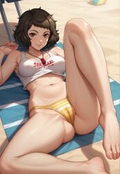 ai_generated atlus brown_hair female persona persona_5 robinlover sadayo_kawakami tagme