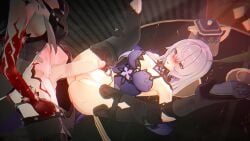 3d acheron_(honkai:_star_rail) black_swan_(honkai:_star_rail) chopsticker futa_on_female futanari honkai:_star_rail honkai_(series) hoyoverse sound squirting tagme video