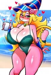 1female 1girls ai_generated beach big_breasts bimbo cat_ears cat_tail coffee cup curves curvy curvy_body curvy_female curvy_figure dan16369336 dark_magician_girl female female_only furry furry_only green_hat lingerie long_tail milf novelai pointy_hat shonen_jump shueisha sole_female spiral tagme tail twitter_link weekly_shonen_jump weekly_shounen_jump yu-gi-oh!