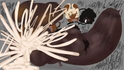 1boy 1girls big_ass big_breasts big_penis breasts bubble_ass bubble_butt chocolate_girl cum dark-skinned_female dark-skinned_male dark_skin ebony ebony_female female furry huge_ass huge_breasts huge_cock hyper_ass hyper_breasts hyper_penis lattemon lattemon_(character) nipples nude penis tagme thick_thighs wide_hips