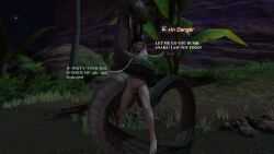 anal bad_end chastity_cage final_fantasy_xiv imminent_vore rape snake viera
