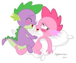 2013 female friendship_is_magic mysterious_mew pussy scalie sex smooth_skin sparks_(mlp) spike_(mlp)