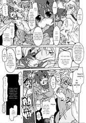 ... age_difference anthro anus balls big_ears blush censored closed_eyes comic cute date_natsuku dragon english_text forced fur furred_dragon furry furry_only gay hair horn licking male monochrome nipples no_humans open_mouth pawpads penis rape scalie smile sweat text tongue tongue_out young