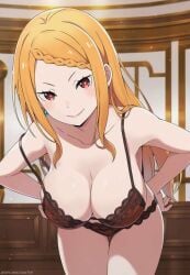1girls ai_generated big_breasts breasts female hair light-skinned_female light_skin long_hair mature mature_female mature_woman orange_hair priscilla_barielle re:zero_kara_hajimeru_isekai_seikatsu red_eyes solo solo_female zzz7