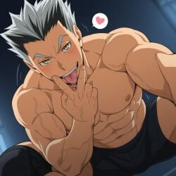 ai_generated bokuto_koutarou consummation cunnilingus gyaru-oh haikyuu!! netorare ntr pov_female raped_female