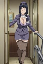 ai_generated big_breasts breasts cosplay hinata_hyuuga hot naruto_(series) roleplay sexy