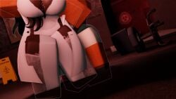 cometrr34 dark-skinned_female femboy_on_female hung_trap roblox roblox_avatar roblox_game