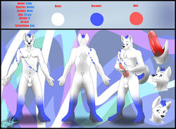 1boy 2014 anthro ass balls blue_eyes canine claws cody dildo erection fur furry hair hindpaw humanoid_penis husky insertion looking_at_viewer male male_only mammal markings model_sheet nipples nude paws penetration penis rileysockfoxy sex_toy sheath solo spots standing thumperboy toe_claws toes