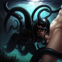 1boy 1girls abused_male abyss ai_assisted ai_generated aquatic black_skin blowjob breasts chitin cock_hungry cocksucking creepy dangerous dominant_female erect_penis erection fangs fellatio fellatio_reverse_rape female female_monster femdom forced_blowjob forced_fellatio genital_danger_play human human_fellated human_penetrating male menacing nonconsenting_male oral oral_sex penis penis_in_mouth predatory_fellatio preying_on_penis raped_male red_eyes reverse_forced_oral scary sucking tendrils tentacle_monster tentacles underwater underwater_blowjob underwater_fellatio underwater_peril underwater_sex underwater_tentacle_sex water wetnightmare