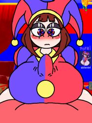 1girls1boys beat_banger evil_jax_(tadc) evil_jax_(the_amazing_digital_circus) pomni pomni_(tadc) pomni_(the_amazing_digital_circus) tadc the_amazing_digital_circus zaviel