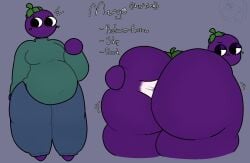 1boy anthro anthro_only anus anus_peek ass ass_grab ass_spread asshole bedroom_eyes beetlebot belly big_ass big_belly big_butt biped blush blush_lines blushing bottom_heavy bottomless breasts butt chubby chubby_anthro chubby_male clothed clothed_male clothing english english_text fat fat_ass fat_butt fat_male fruit fruit_humanoid gay gay_male half-closed_eyes humanoid jiggling_ass mango moobs nervous no_fingers no_humans no_mouth oc original_character plant plant_humanoid purple_body purple_skin solo solo_focus solo_male spread_anus spread_ass spreading spreading_ass stomach surprised thighs waving white_anus wiggle_lines wobbling_ass