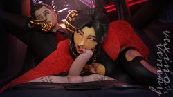1boy 1boy1girl 1girls 2026 3d 3d_(artwork) balls black_hair blender breasts car car_interior clothed clothing cock_worship daughter daughter_(lore) dress epic_games erect_penis erection father father_(lore) father_and_daughter fellatio fortnite fortnite:_battle_royale freckled_face freckles freckles_on_face green_eyes hand_on_head hi_res high_quality high_resolution highres horny horny_female horny_male imminent_fellatio imminent_oral jules_(fortnite) licking_penis light-skinned_female light-skinned_male light_skin looking_back low-angle_view male male/female medium_breasts midas_(fortnite) nose_piercing pants pants_down penis seducing seductive seductive_eyes seductive_look smile smiling suit tattoo tattooed_body tattoos vexingvenery viewed_from_below watermark