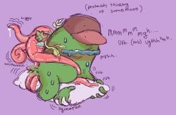 among_us among_us_(series) green_(among_us) pillow pillow_humping tentacle_penis tentacles