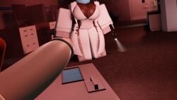 cometrr34 dark-skinned_female femboy_on_female hung_trap roblox roblox_avatar roblox_game