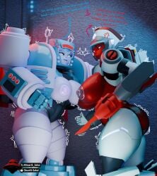 3d 3d_(artwork) 3d_animation 3d_model 3d_render angry angry_face anthro anthro_female anthro_on_anthro anthro_only anthrofied ass_focus autobot big_ass big_breasts big_butt big_nipples big_thighs blender blender3d blender_(artwork) blender_(software) blender_cycles blender_cycles_(artwork) blender_eevee blue_eyes breast_press breast_squeeze breasts breasts_apart breasts_bigger_than_head breasts_out breath cybertronian decepticon doctor focus focus_on_chest hasbro hentai jerking lesbian madkatz8 mecha mechanic mechanical mechanical_arm mechanical_arms mechanical_fixation metal metallic_body metallic_nipples metallic_skin nickel_(transformers) nsfw nude nude_anthro nude_female red_alert red_body robot robot_anthro robot_girl robot_humanoid robot_joints robot_on_human robotic shiny shiny_ass shiny_breasts shiny_skin shiny_thighs stuarth_sakai takara_tomy thighhighs thighs transformers transformers_animated transformers_idw white_fur