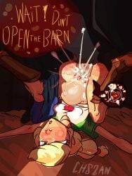 alternate_version_at_source alternate_version_available applejack_(eg) applejack_(mlp) bloated_belly chszan_chan cum cum_in_pussy cum_inside cumflation cumming ejaculation equestria_girls feral freckles horse horsecock impregnation my_little_pony pubic_hair pussy_juice squirting tagme text zoophilia_pregnancy