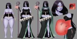 1girls character_sheet expperfect female female_only female_pred implied_vore lich reference_sheet solo tagme vore vore_belly