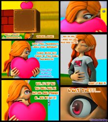 eating heart meggy_spletzer pazumaga power_up smg4 super_mario_3d_world transformation transformation_sequence