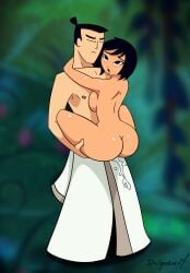 ashi_(samurai_jack) bad_source drgonzo nude_female outdoors samurai_jack samurai_jack_(character) source_request