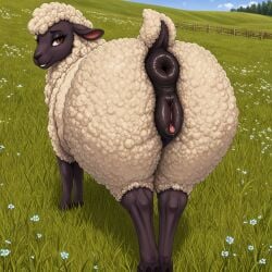 ai_generated anatomically_correct anatomically_correct_anus anatomically_correct_genitalia anatomically_correct_pussy animal_ears animal_fur animal_genitalia animal_tail anus ass ass_focus big_anus big_pussy black_anus black_pussy butt butt_focus equine_anus fluffy_fur frosting.ai full_body furry furry_ass furry_female huge_anus huge_ass huge_butt huge_pussy looking_at_viewer looking_back madworld123 pussy pussy_juice pussy_juice_drip quadruped rear_view round_ass round_butt seductive seductive_ass seductive_look seductive_pose seductive_pussy seductive_smile sheep sheep_ears sheep_pussy showing_ass vaginal_juice_drip vaginal_juices wool wool_(fur) zoofilia