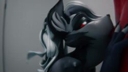 artist_request blitzo_(helluva_boss) blowjob cum cum_in_mouth cum_in_throat deepthroat father_and_daughter hellaverse hellhound helluva_boss incest loona_(helluva_boss) tagme video