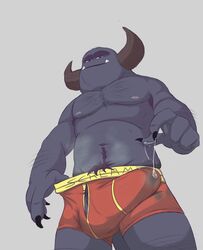 bulge disney johnny_worthington_iii male male_only monster monsters_inc monsters_university pixar precum solo tenderule34 underwear