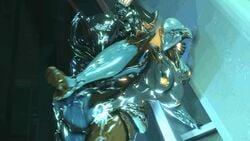 3d animated big_breasts breasts cum_on_pussy female loop male penetration penis pussy rule_63 straight vaginal_penetration volt_(warframe) warframe wattchewant