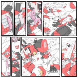 aggressive aggressive_humping autobot autobot_insignia autobots begging begging_for_more begging_for_oral blush breeding comic comic_page comic_panel cum_in_mouth cum_on_face cuntboy dialogue dialogue_bubble drift_(transformers) dripping_pussy dripping_saliva dripping_wet eyes_half_open eyes_visible_through_hair fingering fingering_partner fingering_pussy happy_sex happy_sub heart holding_legs intersex juice_trail juicy_pussy licking licking_clitoris licking_pussy male mecha mouth_dripping nuefass oral oral_sex penetration ratchet_(transformers) robot robot_alien robot_humanoid robot_male saliva simple_background simple_coloring simple_shading smiling speech_bubble sword trail transformers transformers_idw vaginal_penetration wet_face wet_pussy yaoi