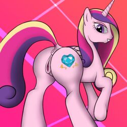 anus ass equine female feral friendship_is_magic horse mammal my_little_pony princess_cadance_(mlp) pussy risenangel sketch solo xrisenangelx